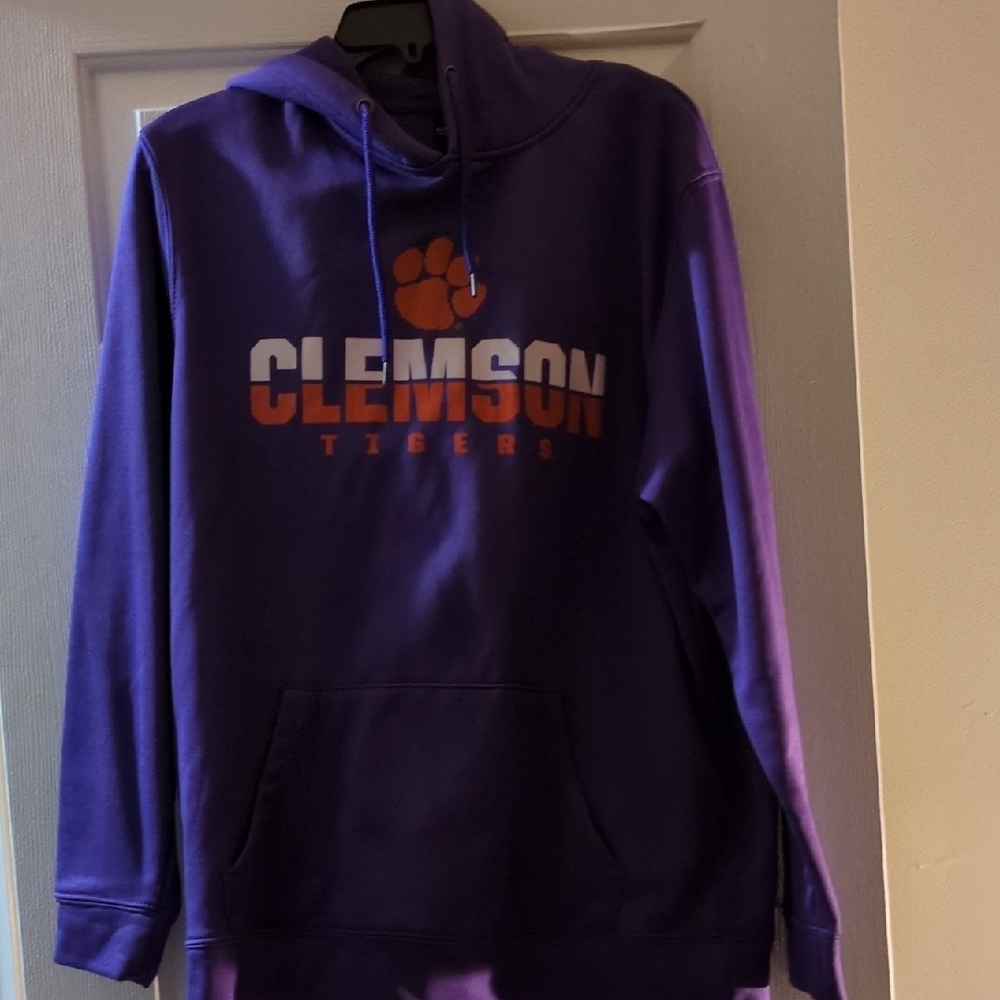 Colosseum Purple Clemson Hoodie